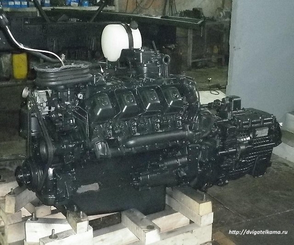Силовой агрегат КАМАЗ 740.31 в сборе с КПП 152